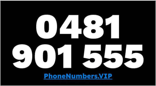 Gold VIP Premium Mobile Number 0481 901 555 - works with Telstra, Optus, Vodafone etc - PhoneNumbers.VIP