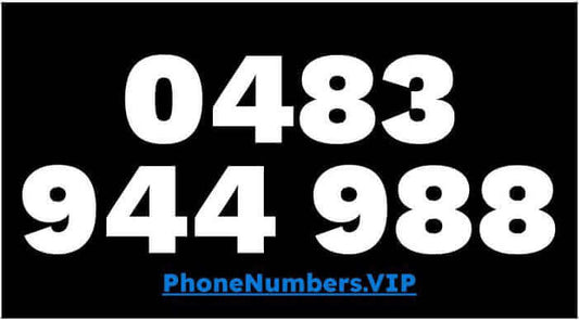 Gold VIP Premium Mobile Number 0483 944 988 - works with Telstra, Optus, Vodafone etc - PhoneNumbers.VIP