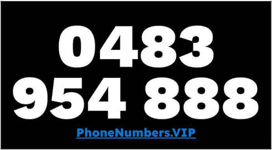 Gold VIP Premium Mobile Number 0483 954 888 - works with Telstra, Optus, Vodafone etc - PhoneNumbers.VIP