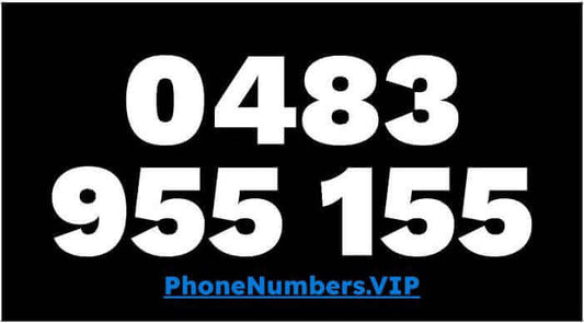 Gold VIP Premium Mobile Number 0483 955 155 - works with Telstra, Optus, Vodafone etc - PhoneNumbers.VIP