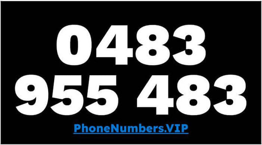Gold VIP Premium Mobile Number 0483 955 483 - works with Telstra, Optus, Vodafone etc - PhoneNumbers.VIP