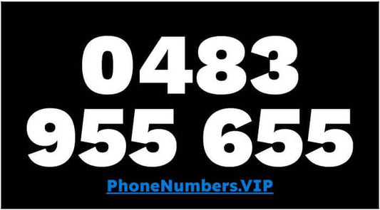 Gold VIP Premium Mobile Number 0483 955 655 - works with Telstra, Optus, Vodafone etc - PhoneNumbers.VIP