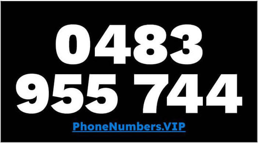 Gold VIP Premium Mobile Number 0483 955 744 - works with Telstra, Optus, Vodafone etc - PhoneNumbers.VIP