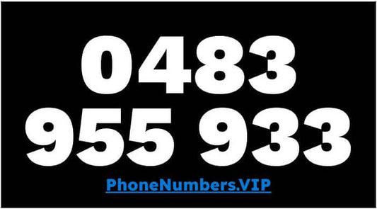 Gold VIP Premium Mobile Number 0483 955 933 - works with Telstra, Optus, Vodafone etc - PhoneNumbers.VIP