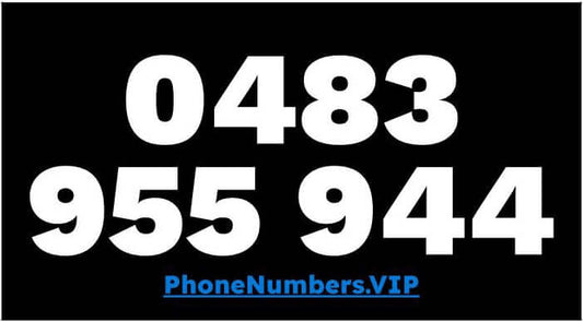 Gold VIP Premium Mobile Number 0483 955 944 - works with Telstra, Optus, Vodafone etc - PhoneNumbers.VIP
