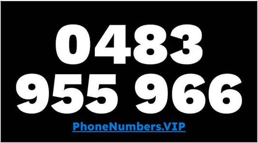 Gold VIP Premium Mobile Number 0483 955 966 - works with Telstra, Optus, Vodafone etc - PhoneNumbers.VIP