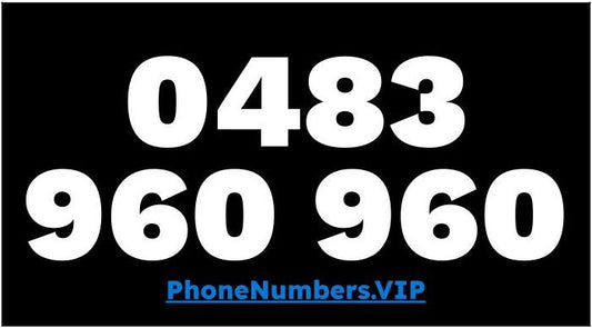 Gold VIP Premium Mobile Number 0483 960 960 - works with Telstra, Optus, Vodafone etc - PhoneNumbers.VIP